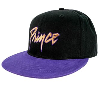 Prince Men's Gold Logo Snapback Cap