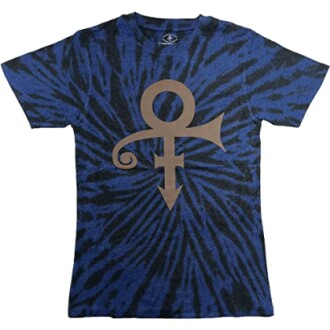 Prince Men's Gold Symbol Tie Dye T-Shirt