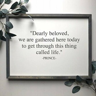 Prince Quote Wall Art