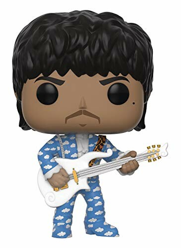 Funko Pop figure with guitar and cloud-patterned suit