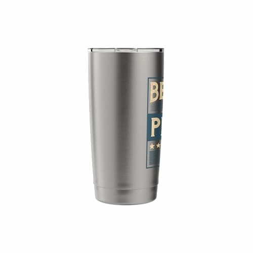 Stainless steel tumbler with design on side