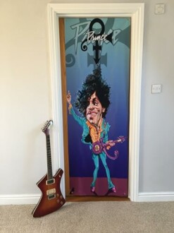 Prince Purple Rain Door Banner