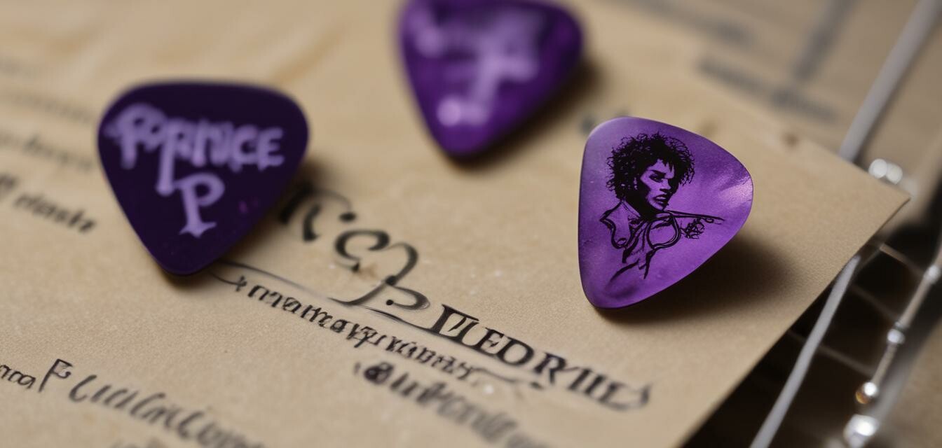 Prince Purple Rain Guitar Pick