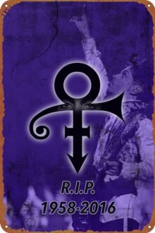 Pop Music Prince Metal Tin Sign Poster