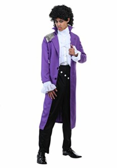 Purple Rockstar Halloween Costume for Men