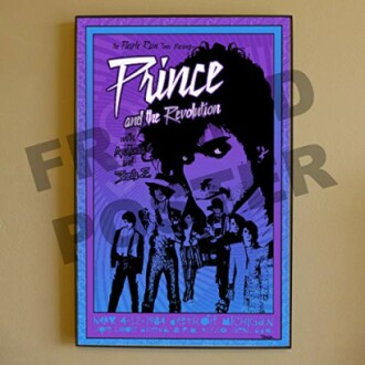 Prince FRAMED POSTER November 4-12 1984 Detroit