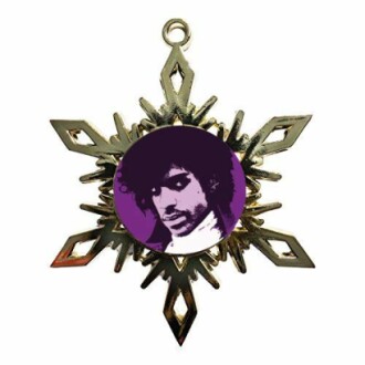 Prince Purple Rain Christmas Tree Ornament