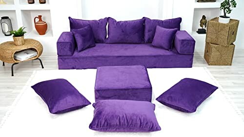 Purple Sectional Sofa