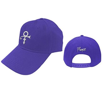 Prince Men's White Symbol Baseball Cap Adjustable Purple