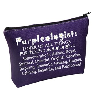 TSOTMO Purple Zipper Pouch