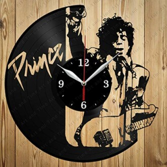 Prince Vinyl Clock