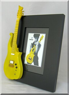 PRINCE Miniature Guitar Photo Frame